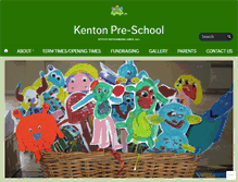 Tablet Screenshot of kentonpreschool.com